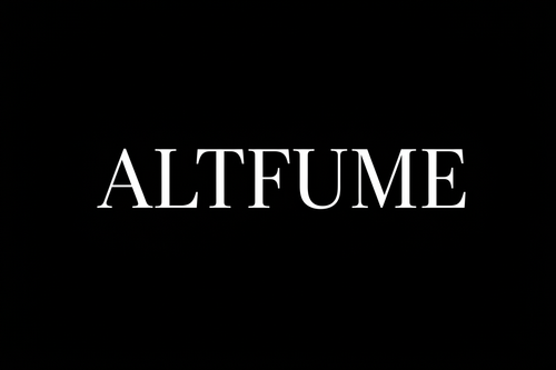 ALTFUME Logo — White